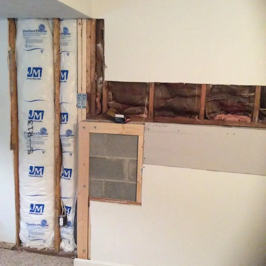 Wall insulation replacement during Contents Cleaning & Restoration in Azle